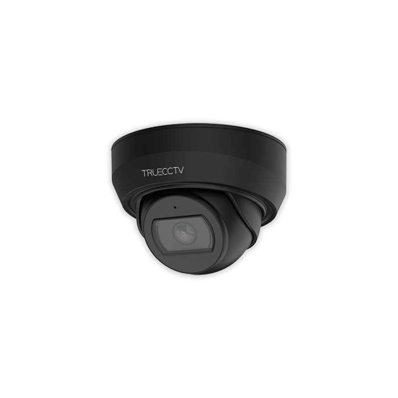 TrueCCTV AIMP AI Weather Proof Mini Dome Camera Black